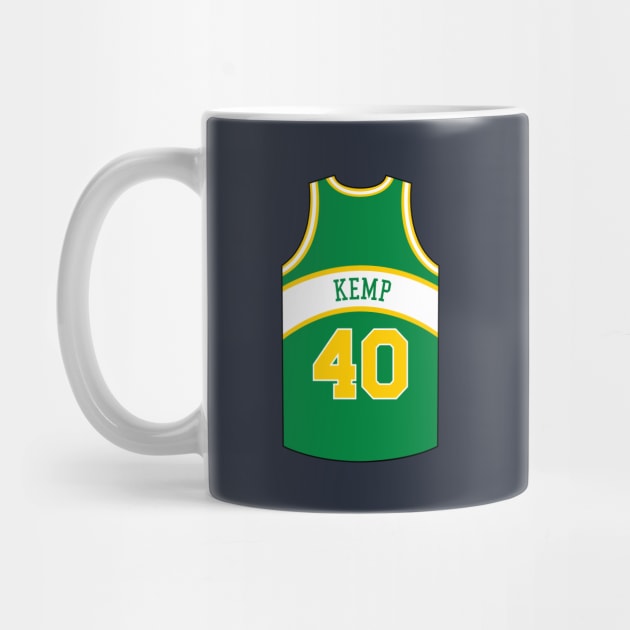 Shawn Kemp Seattle Supersonics Jersey Qiangy by qiangdade